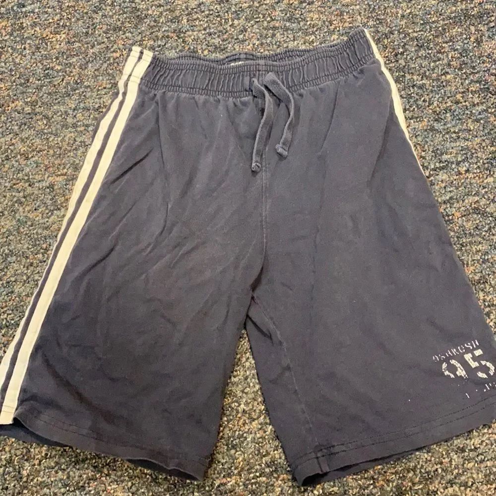 OshKosh BGosh Navy Blue Stripped Gym Shorts sz.12